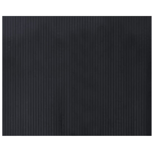 Tappeto Rettangolare Nero 80x100 cm in Bambù 376768