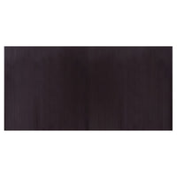 Tappeto Rettangolare Marrone Scuro 100x200 cm in Bambù 376809