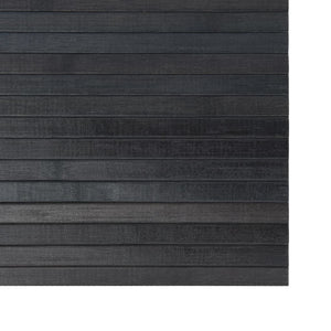 Tappeto Rettangolare Grigio 100x400 cm in Bambù 376820