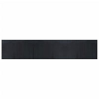 Tappeto Rettangolare Nero 60x300 cm in Bambù 376840