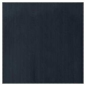 Tappeto Quadrato Grigio 100x100 cm in Bambù 376940