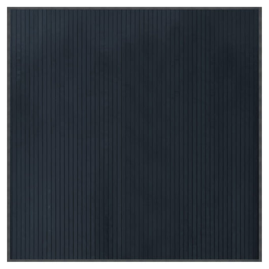 Tappeto Rettangolare Grigio 100x100 cm in Bambù 376940