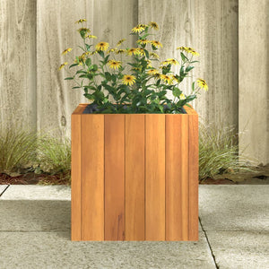 Fioriera da Giardino 25x25x25 cm in Legno Massello di Acacia 366500