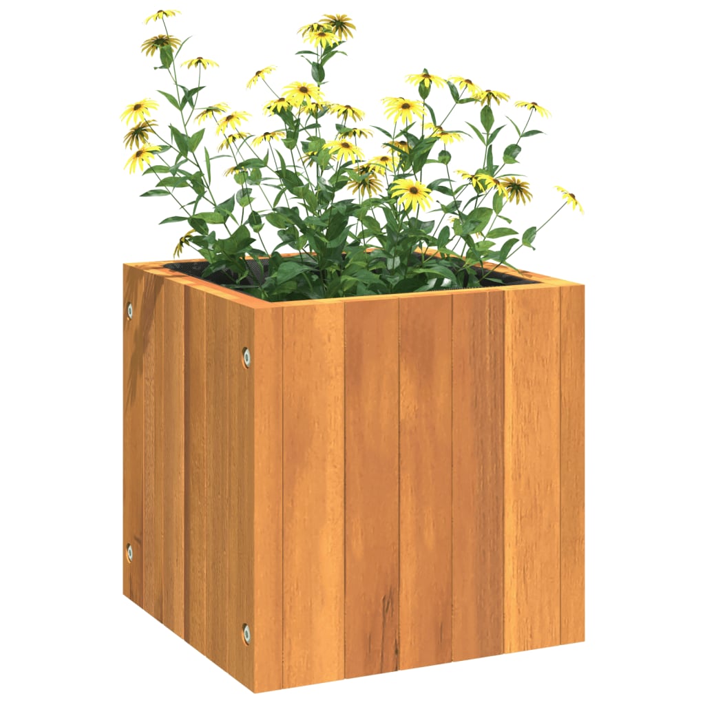 Fioriera da Giardino 25x25x25 cm in Legno Massello di Acacia 366500