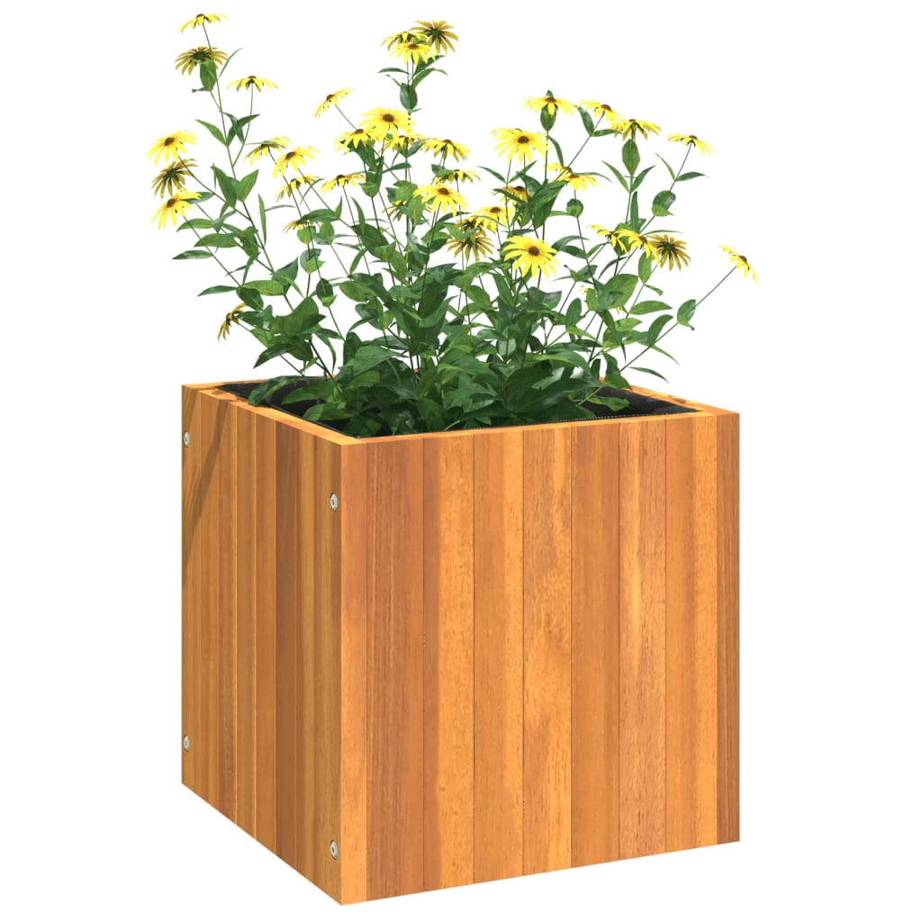 Fioriera da Giardino 35x35x35 cm in Legno Massello di Acacia 366501