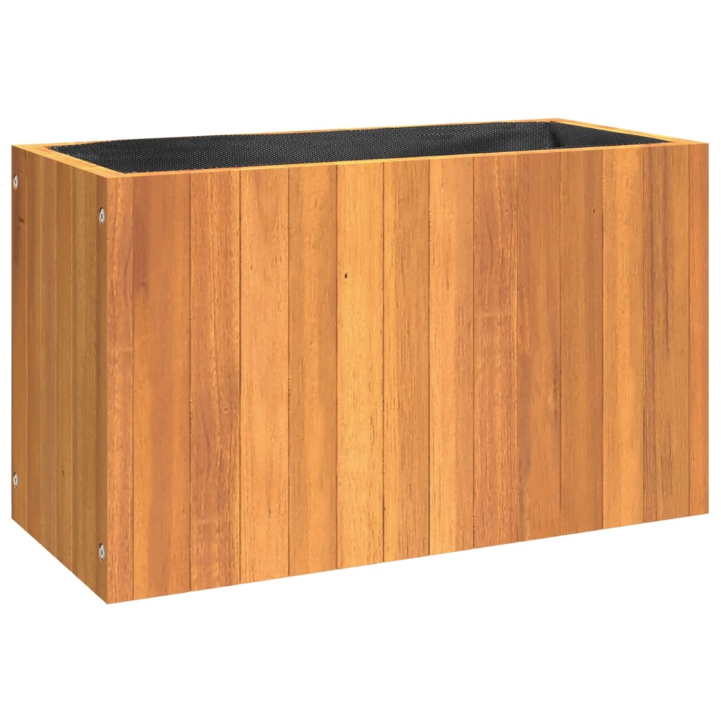 Fioriera da Giardino 59x27,5x35 cm in Legno Massello di Acacia 366505