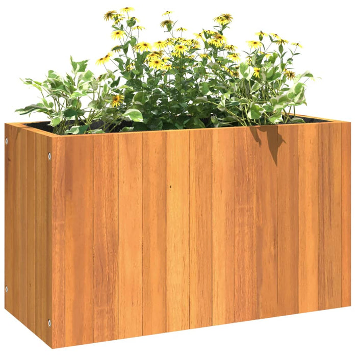 Fioriera da Giardino 59x27,5x35 cm in Legno Massello di Acacia 366505