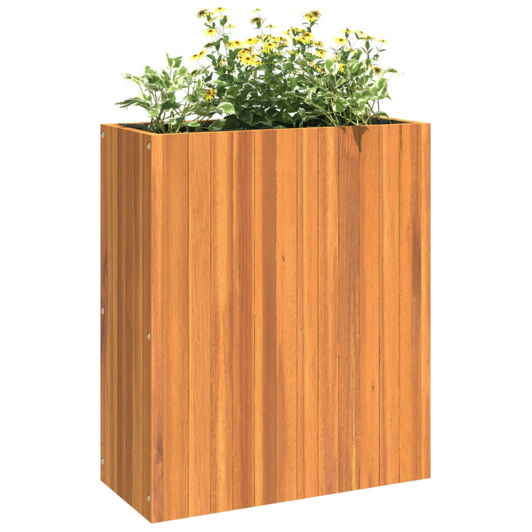 Fioriera da Giardino 59x27,5x70 cm in Legno Massello di Acacia 366506