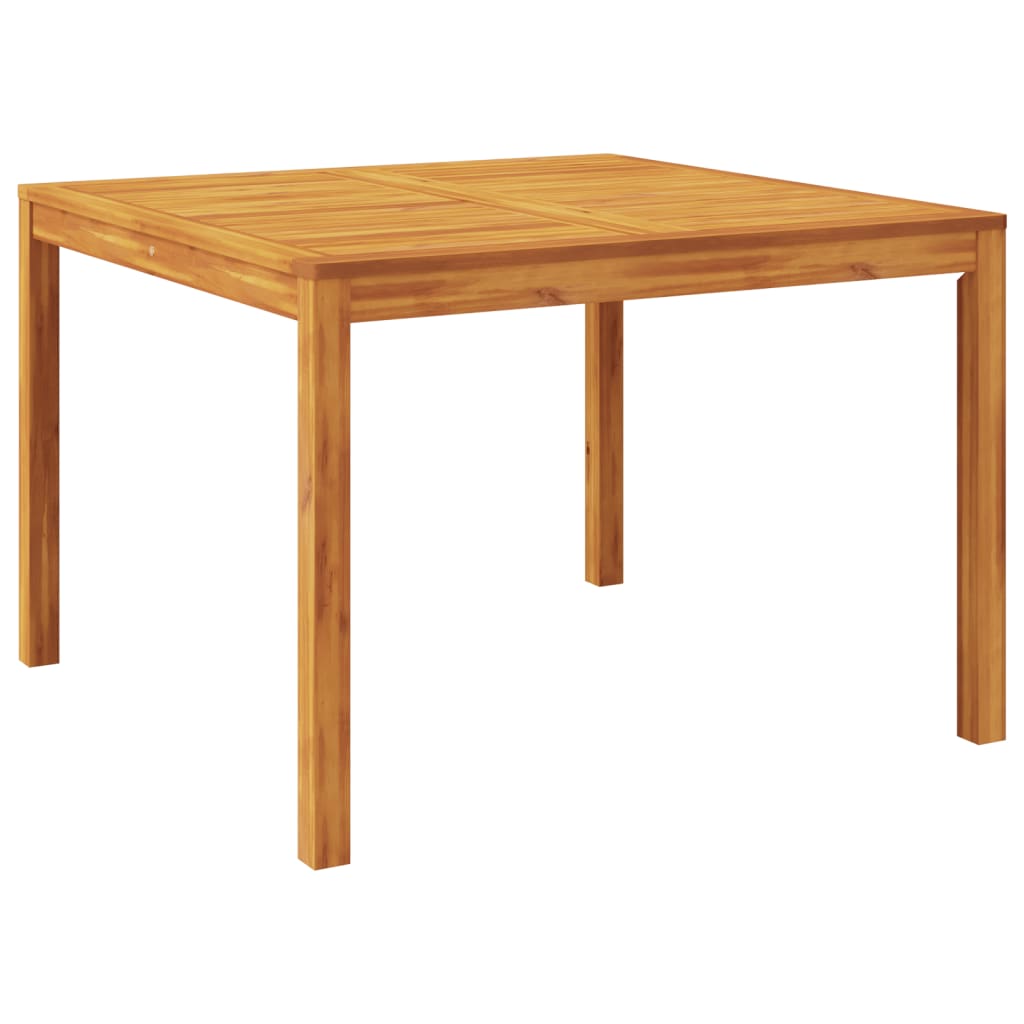 Tavolo da Pranzo da Giardino 110x110x75cm Legno Massello Acacia 366369