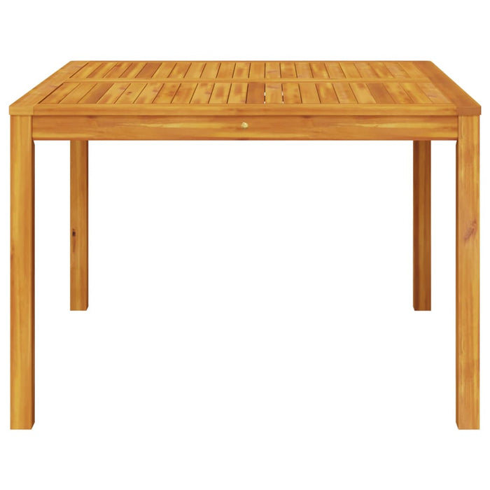 Tavolo da Pranzo da Giardino 110x110x75cm Legno Massello Acacia 366369