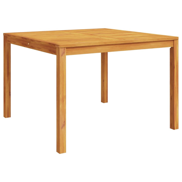 Tavolo da Pranzo da Giardino 110x110x75cm Legno Massello Acacia 366369