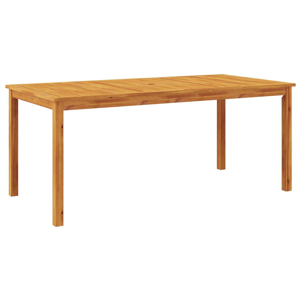 Tavolo da Pranzo da Giardino 180x90x75 cm Legno Massello Acacia 366371