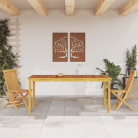 Tavolo da Pranzo da Giardino 180x90x75 cm Legno Massello Acacia 366371