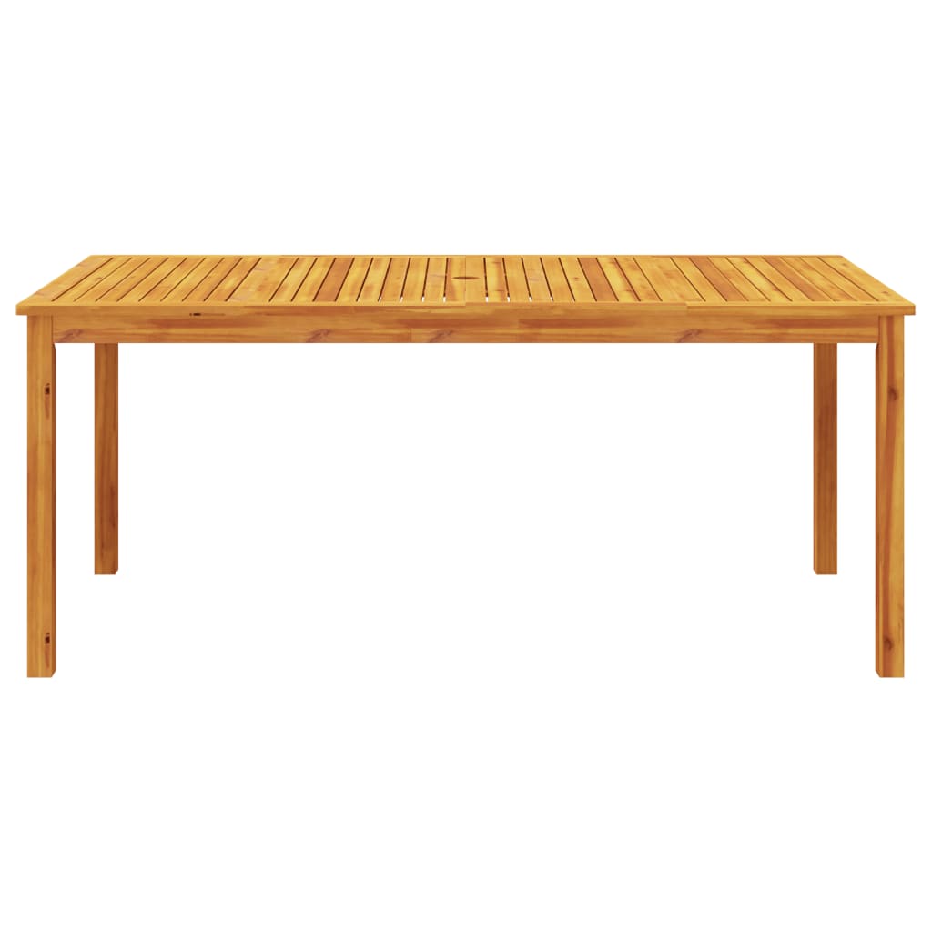 Tavolo da Pranzo da Giardino 180x90x75 cm Legno Massello Acacia 366371