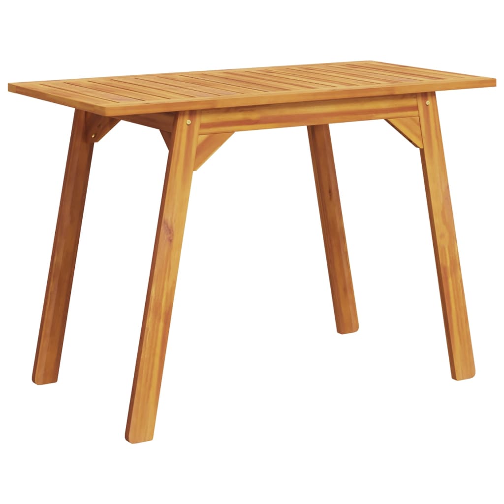 Tavolo da Pranzo da Giardino 110x56x75 cm Legno Massello Acacia 366372