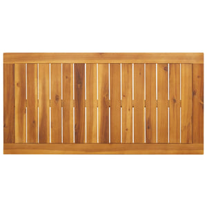 Tavolo da Pranzo da Giardino 110x56x75 cm Legno Massello Acacia 366372