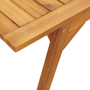 Tavolo da Pranzo da Giardino 110x56x75 cm Legno Massello Acacia 366372