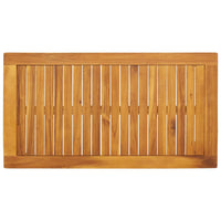 Set da Giardino con Cuscino in Legno Massello di Acacia 366381