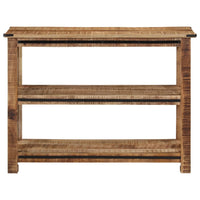 Tavolo Consolle 100x35x75 cm in Legno Massello di Mango 374055