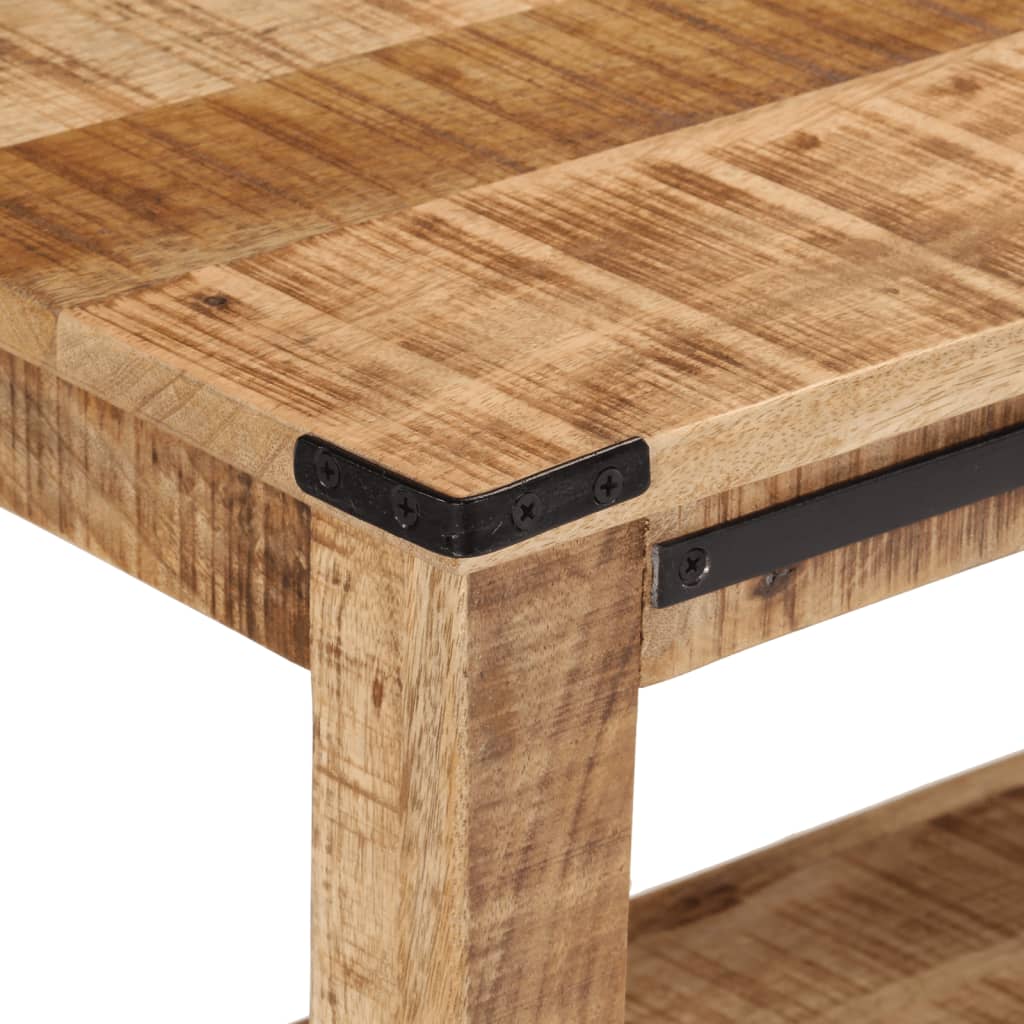 Tavolo Consolle 100x35x75 cm in Legno Massello di Mango 374055