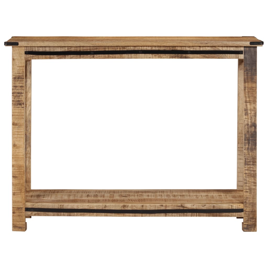 Tavolo Consolle 100x35x75 cm in Legno Massello di Mango 374056