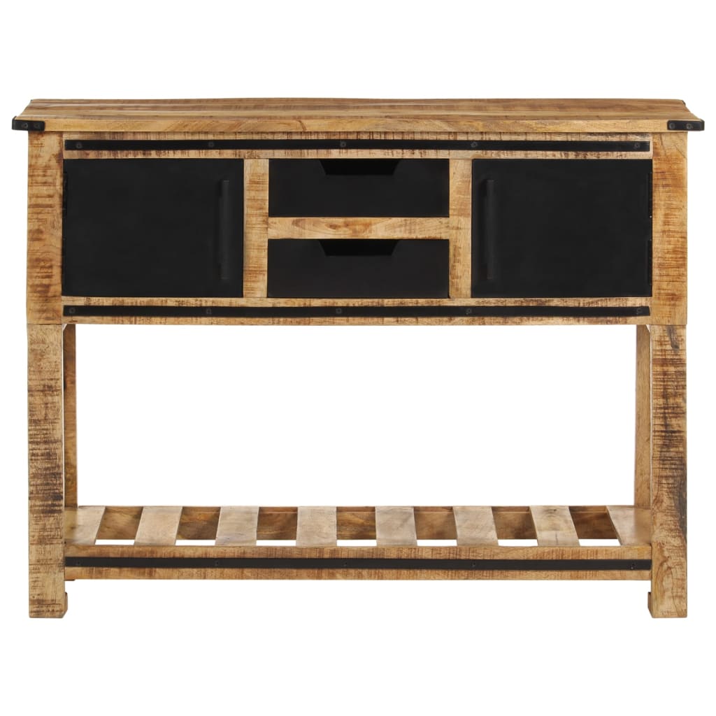 Tavolo Consolle 100x35x75 cm in Legno Massello di Mango 374058