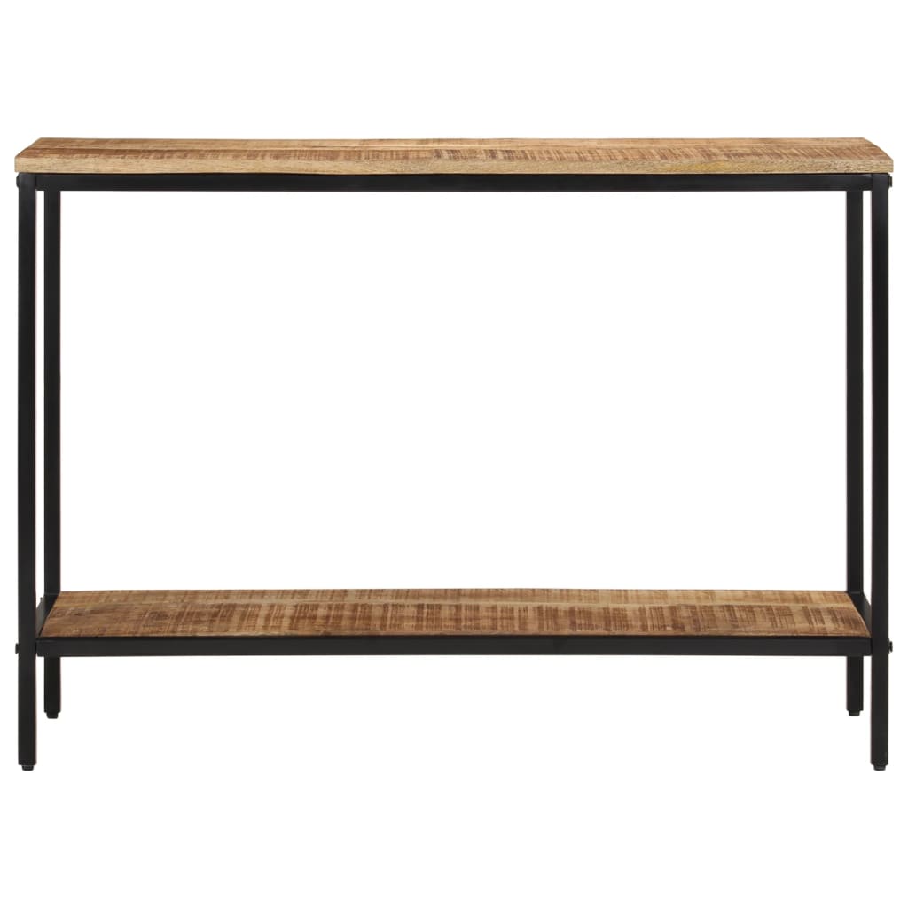 Tavolo Consolle 100x35x70 cm in Legno Massello di Mango Grezzo 374071