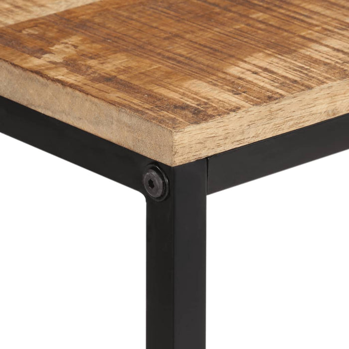 Tavolo Consolle 100x35x70 cm in Legno Massello di Mango Grezzo 374071