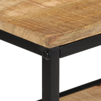 Tavolo Consolle 100x35x70 cm in Legno Massello di Mango Grezzo 374073