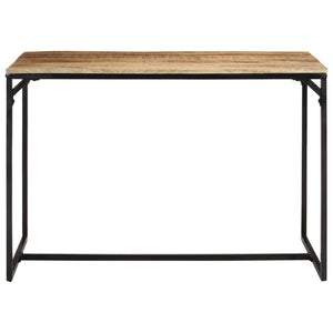 Tavolo da Pranzo 110x55x75 cm in Legno Massello di Mango Grezzo 374078