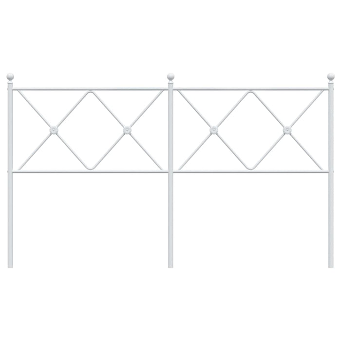 Testiera in Metallo Bianco 160 cm 376586