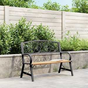 Panchina da Giardino 120 cm in Legno 366540