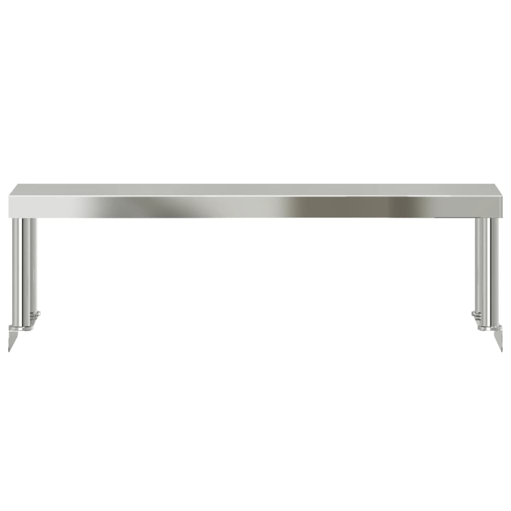 Ripiano per Tavolo da Lavoro 110x30x35 cm in Acciaio Inox 376448