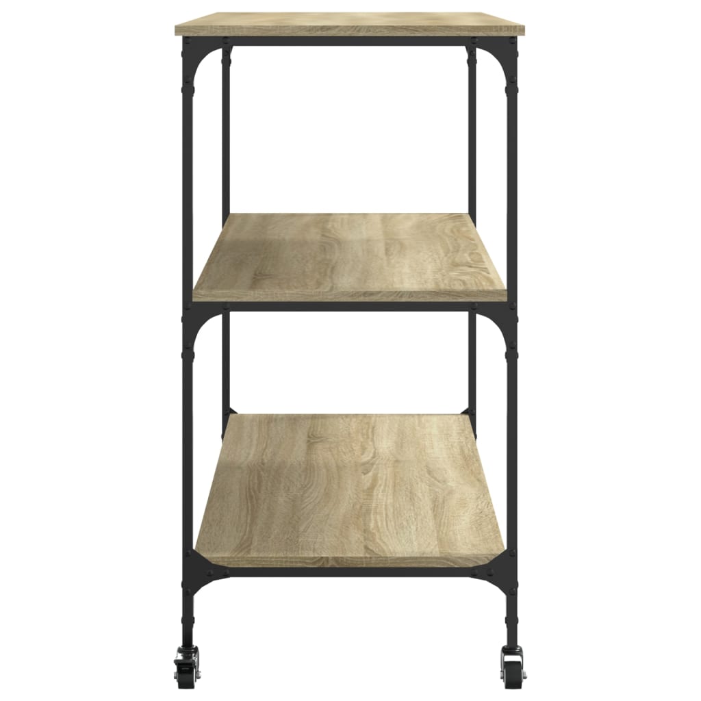 Carrello da Cucina Rovere Sonoma 102x50x95 cm 842322