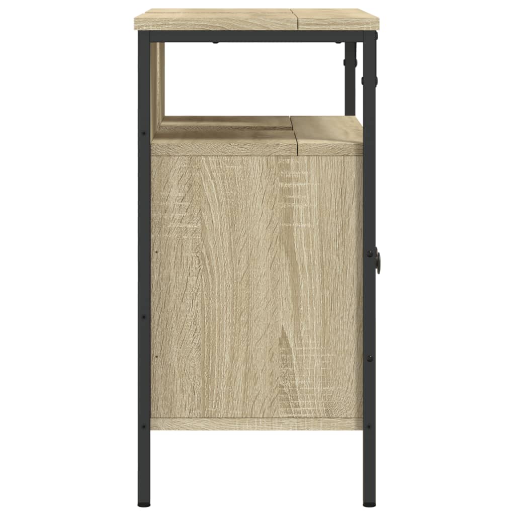 Mobile Lavabo Bagno Rovere Sonoma 60x30x60 cm Legno Multistrato 842437