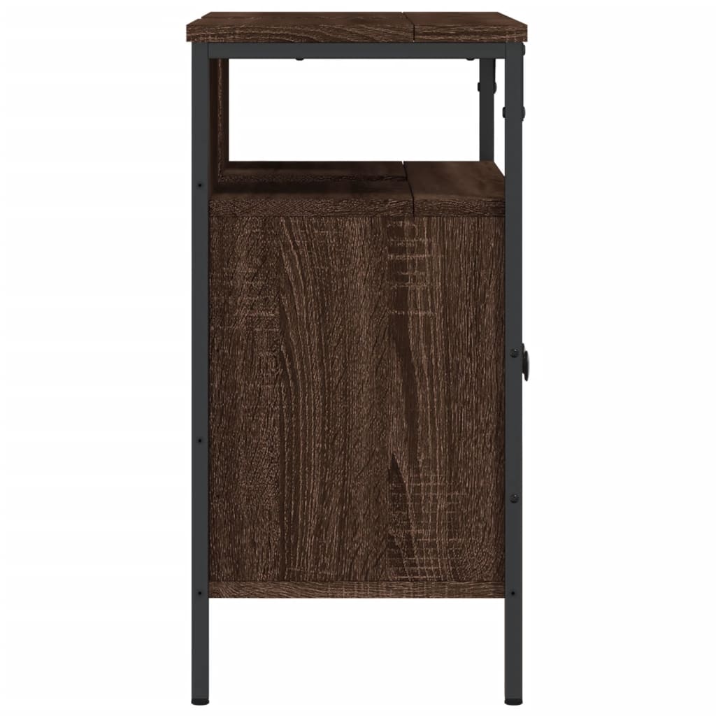 Mobile Lavabo Bagno Rovere Marrone 60x30x60cm Legno Multistrato 842440