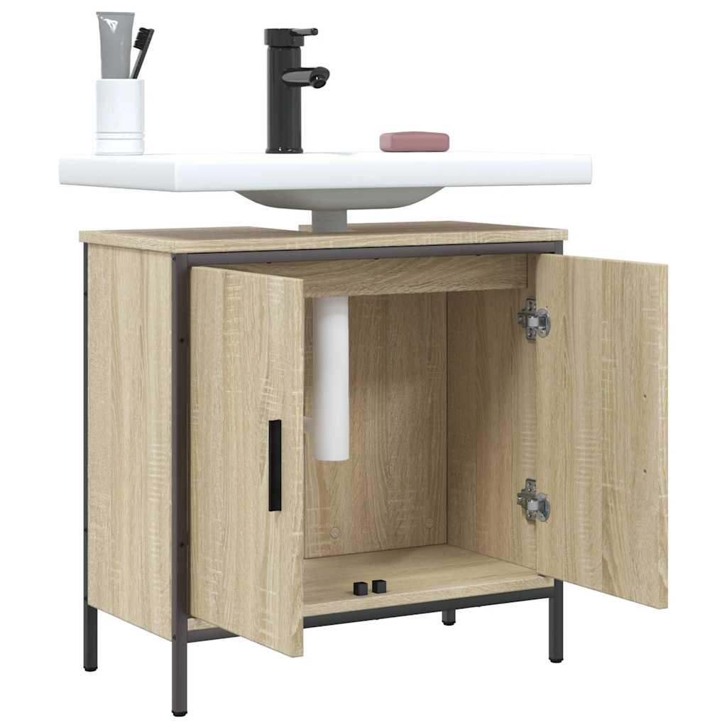 Mobile Lavabo Bagno Rovere Sonoma 60x30x60 cm Legno Multistrato 842447