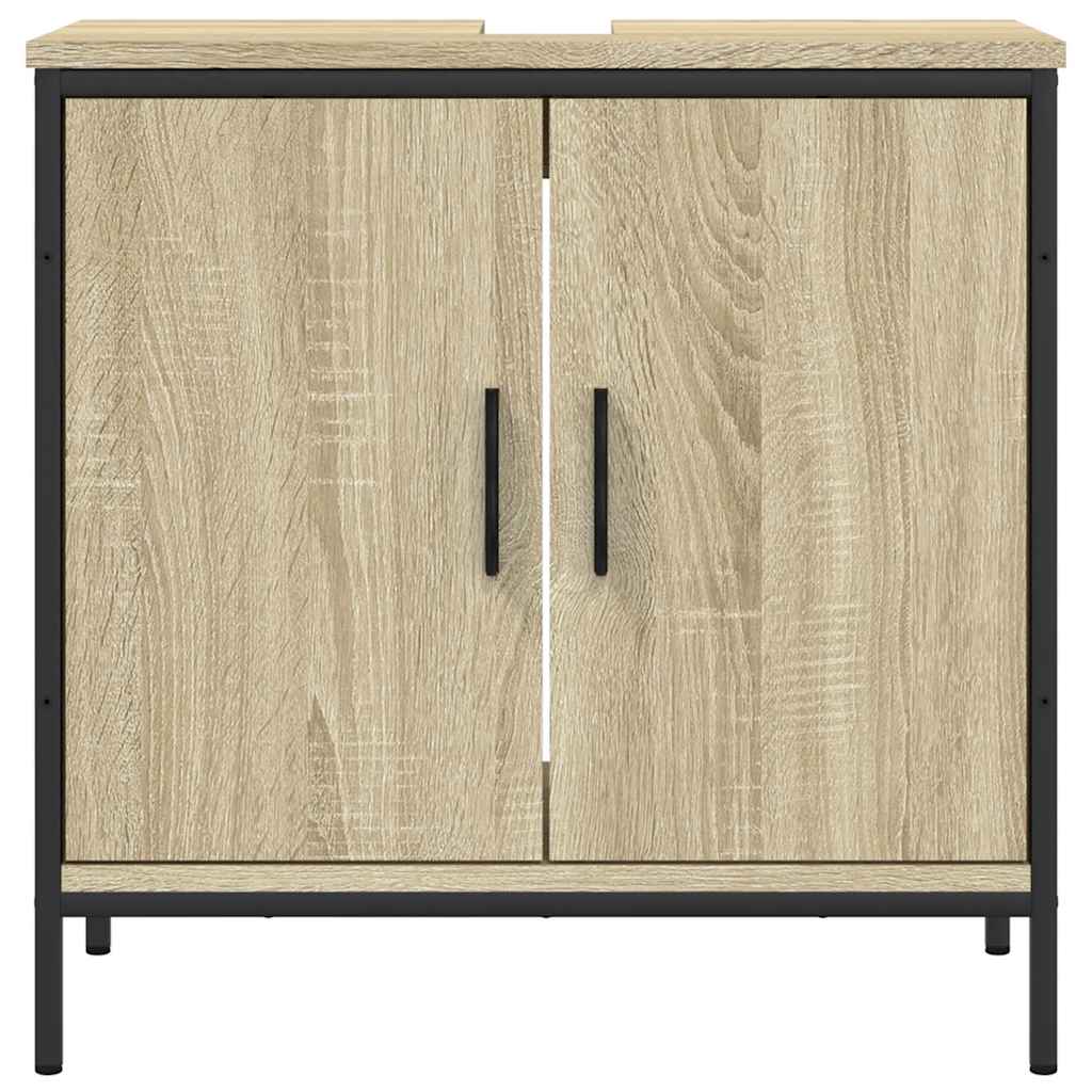 Mobile Lavabo Bagno Rovere Sonoma 60x30x60 cm Legno Multistrato 842447