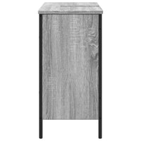 Mobile Lavabo Bagno Grigio Sonoma 80x30x60 cm Legno Multistrato 842454