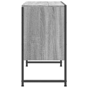 Mobile Lavabo Bagno Grigio Sonoma 60x30x60 cm Legno Multistrato 842464