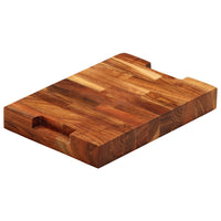 Tagliere 30x21x4 cm in Legno Massello di Acacia 376053