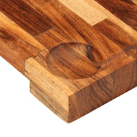 Tagliere 30x21x4 cm in Legno Massello di Acacia 376053