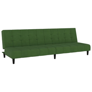 Divano Letto a 2 Posti Verde Scuro in Vellutocod mxl 111503