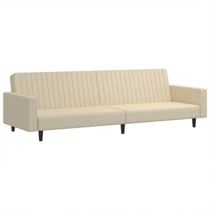 Divano Letto a 2 Posti Crema in Vellutocod mxl 87904