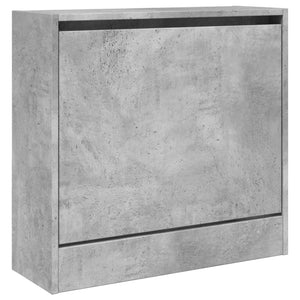 Scarpiera Grigio Cemento 60x21x57 cm in Legno Multistrato 839885