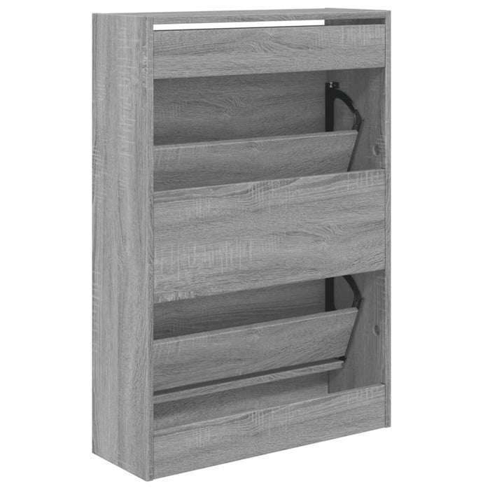 Scarpiera Grigio Sonoma 60x21x87,5 cm in Legno Multistrato 839894