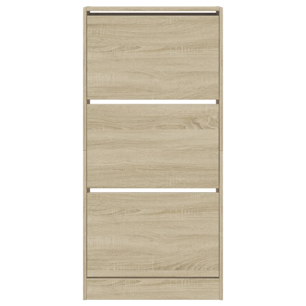 Scarpiera Rovere Sonoma 60x21x125,5 cm in Legno Multistrato 839898