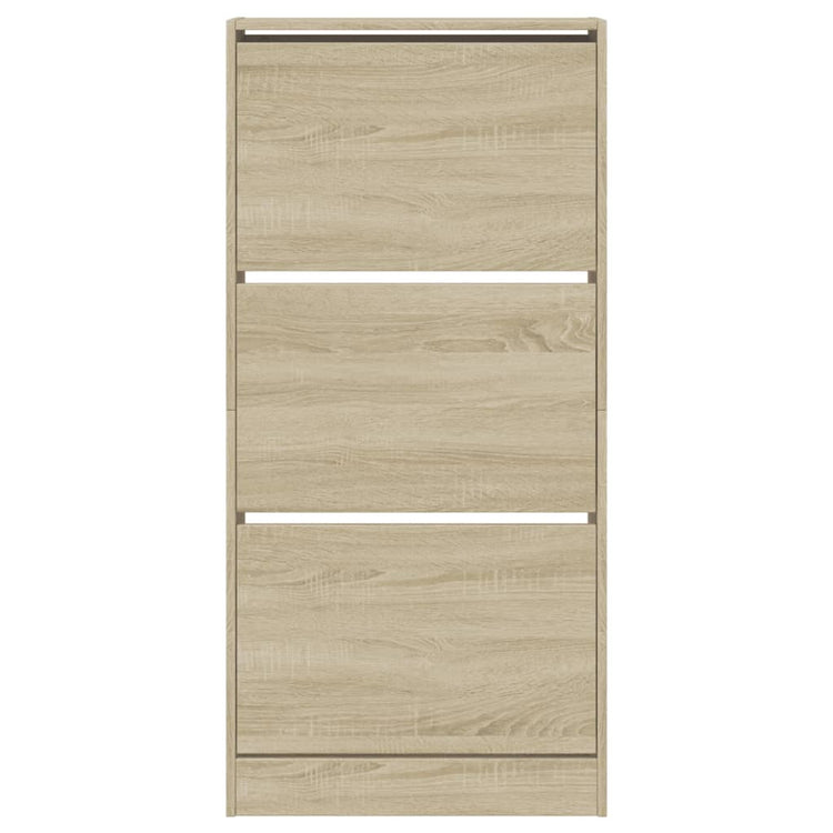 Scarpiera Rovere Sonoma 60x21x125,5 cm in Legno Multistrato 839898