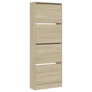 Scarpiera Rovere Sonoma 60x21x163,5 cm in Legno Multistrato 839905