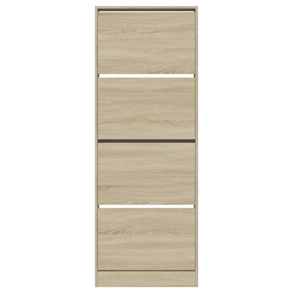 Scarpiera Rovere Sonoma 60x21x163,5 cm in Legno Multistrato 839905